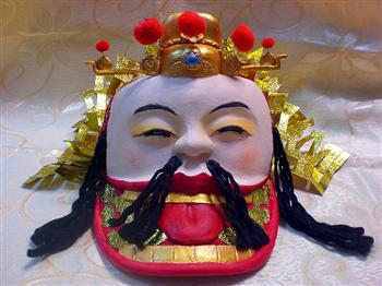 獲獎的“升官發財好運來”創意彩繪帽子